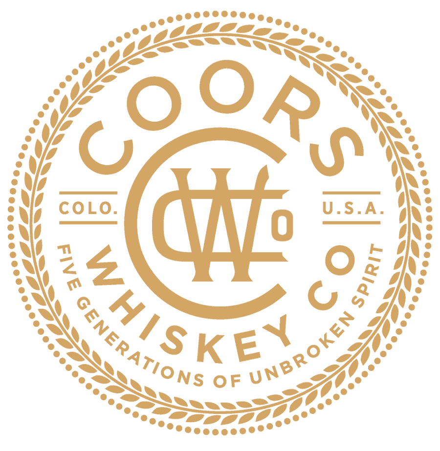 Logo for Coors Whiskey Co. beverages provided at the festival.