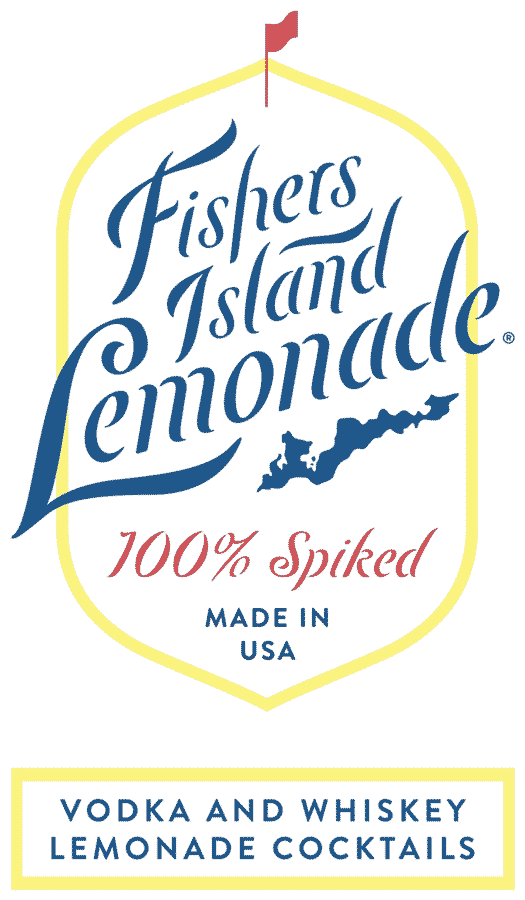 Logo for Fishers Island Lemonade beverages provided at the festival.