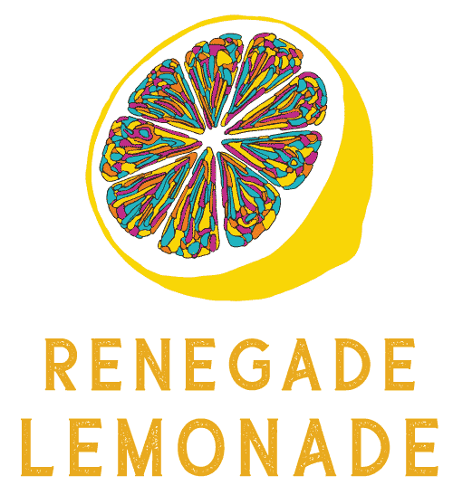 Logo for Renegade Lemonade beverages provided at the festival.