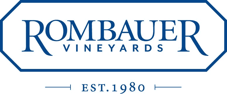 Logo for Rombauer Vineyards beverages provided at the festival.