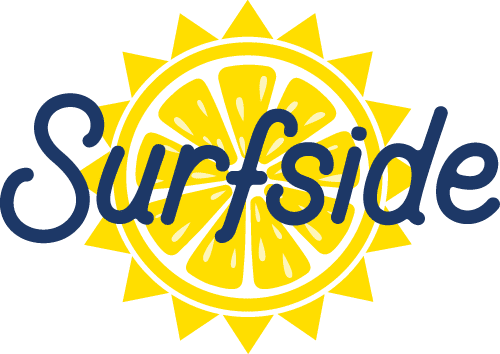 Logo for Surfside beverages provided at the festival.