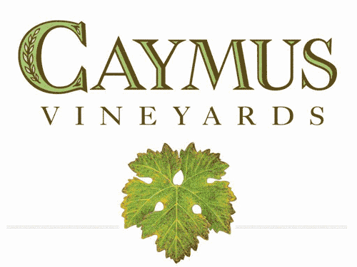 Logo for Caymus Vineyards beverages provided at the festival.