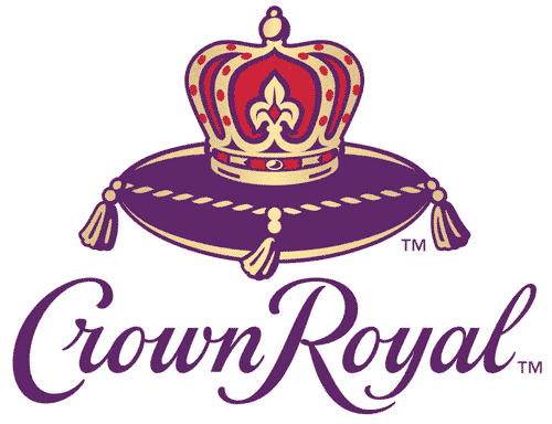 Logo for Crown Royal beverages provided at the festival.