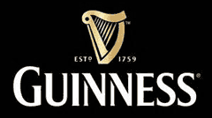 Logo for Guinness beverages provided at the festival.