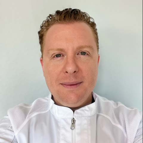 Headshot of chef Andrea Rodella.